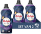 Robijn - detersivo liquido - piccolo potente - velluto nero - 2 flaconi - 78 lavaggi - confezione risparmio