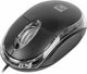 Natec vireo 2 - optische bedrade muis - 1000 dpi - zwart - ergonomisch
