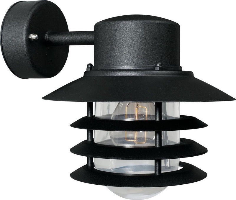 Nordlux vejers-aplique-down-e27-negro