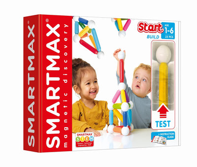 Smartmax start - magnetisch bouwspeelgoed - 23-delige basisset met grote elementen - educatief speelgoed voor peuters - vanaf 1 jaar