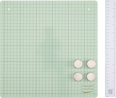 Vaessen creative • magnetic work mat 30.5x30.5cm mint