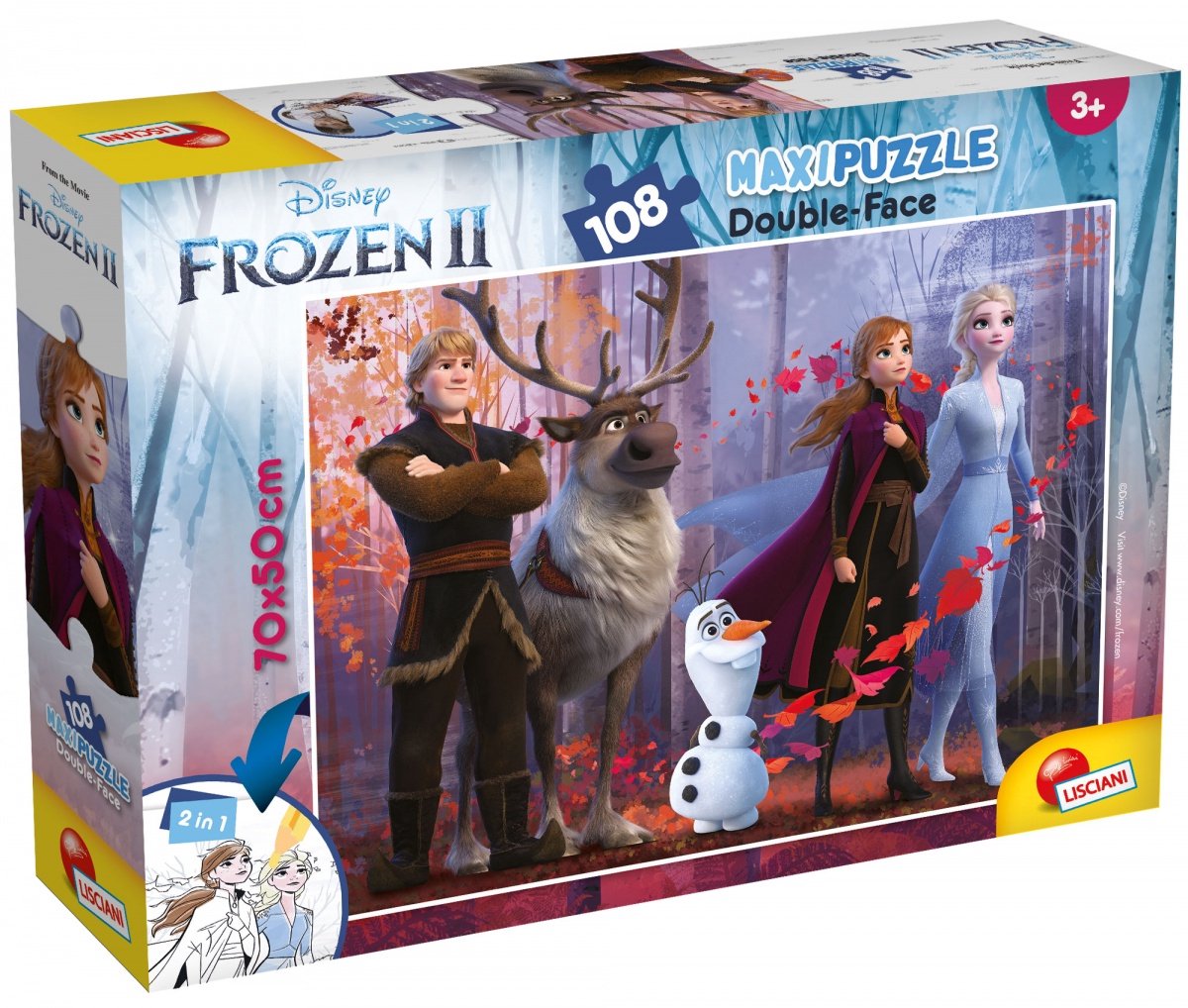Lisciani disney puzzle df maxi piso 108 frozen 2