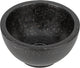 Lavabo de río Differnz - 23x23x12cm - terrazo negro