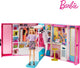 Barbie dream wardrobe with doll - doll set