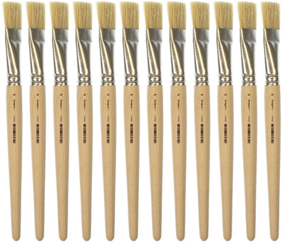 Kangaro Lyonse brush - size 20 - short unvarnished wood - box of 12 pieces - k-840320