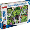 Ravensburger legpuzzel xxl marvel hulk, 100st.