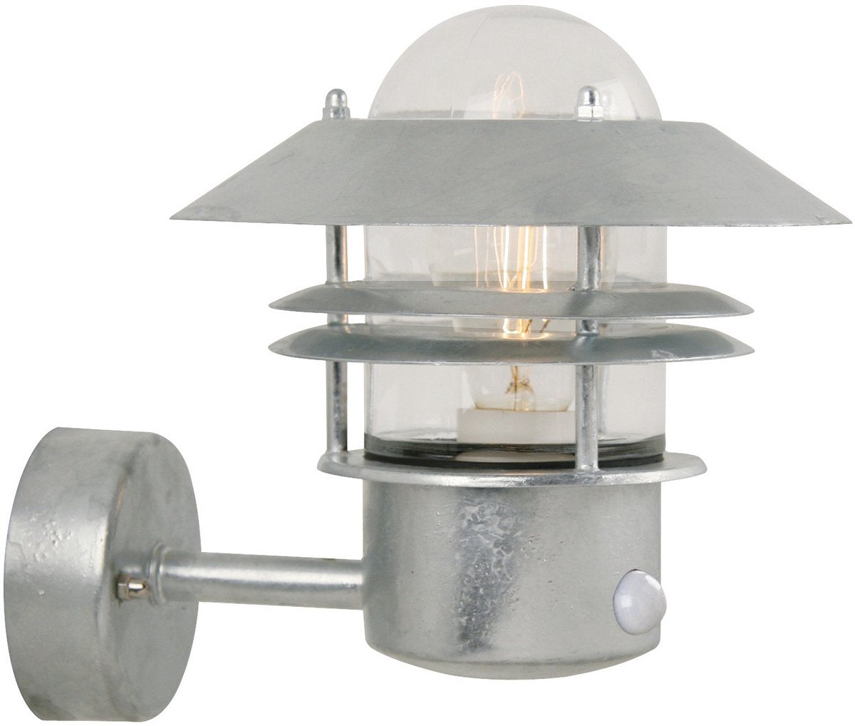 Nordlux blokhus-wandlamp-up-sensor-e27-gegalvaniseerd
