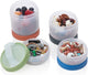 Human Gear HumanGear Stax Clear Spectrum Medium Starter Paquete de 4 - Caja de Almacenamiento - Apilable - Liviana - Camping