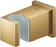 Grohe euphoria cube wandaansluitbocht - met wandhouder - brushed cool sunrise (goud)