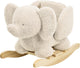 Peluche elefante Nattou - caballo balancín - caballo balancín - 59 x 45 cm - crudo