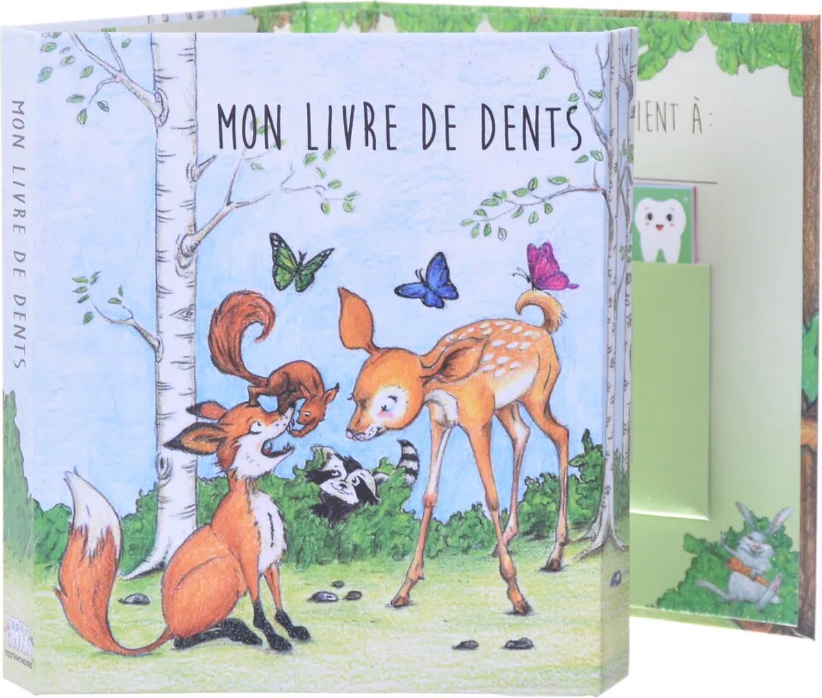 Toothwonders - le renard - libro de colección de dents avec fermeture magnétique