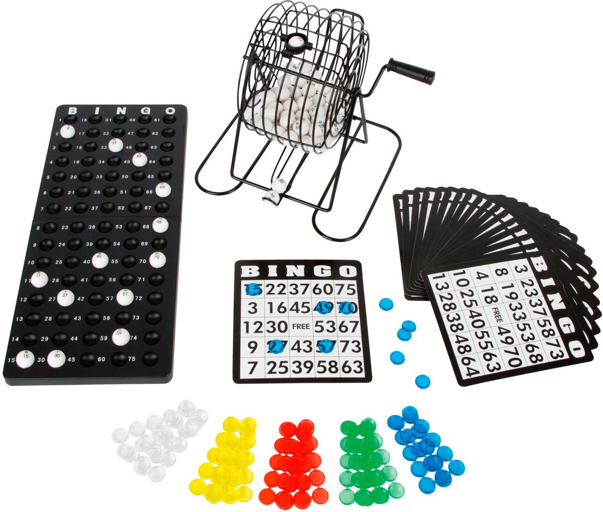 Bingomolen de pie pequeño con accesorios