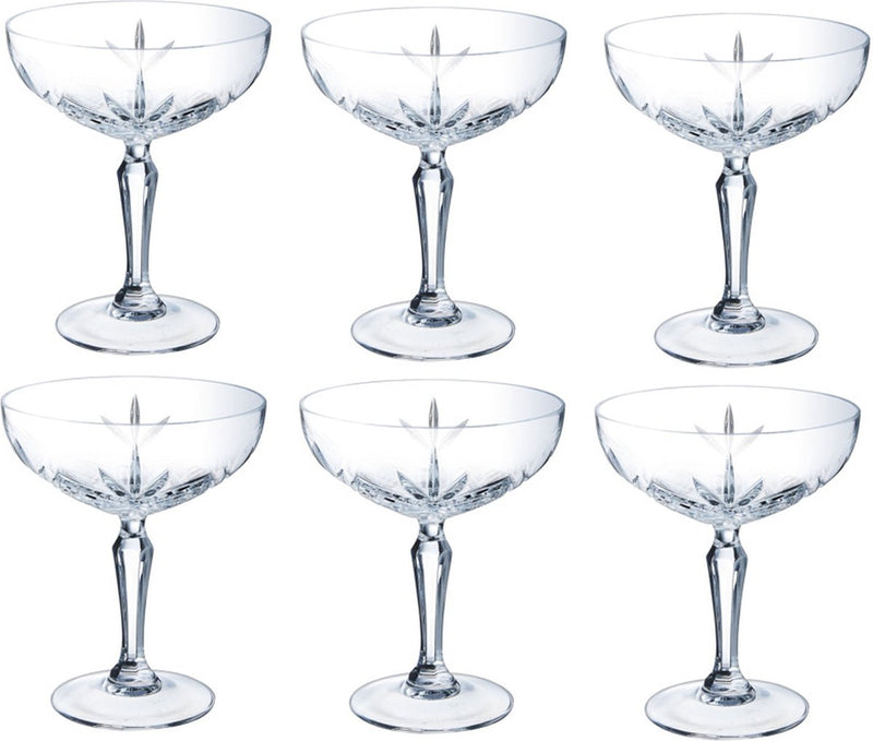 Arcoroc broadway - bicchieri da cocktail - 25cl - (set di 6)