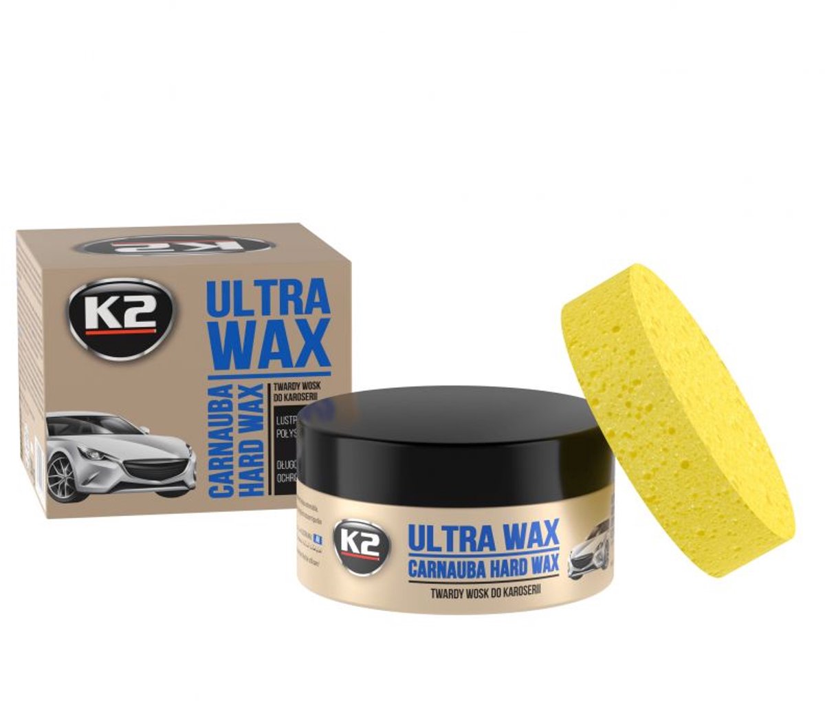 Serie K2 k073 - cera protettiva per vernice per auto - 250 ml - twardy - cera lucidante