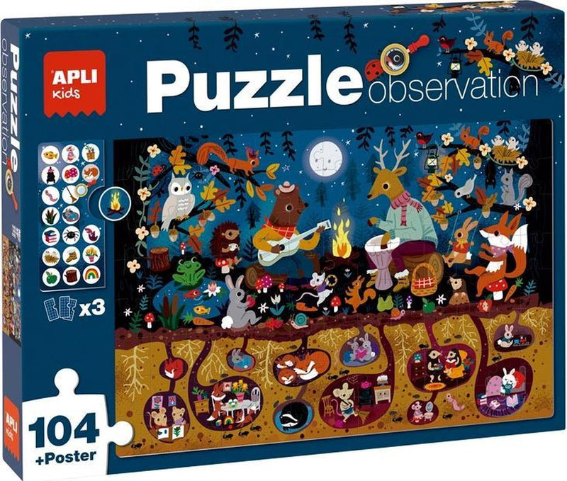 Apli kids: cerca e trova la foresta dei puzzle