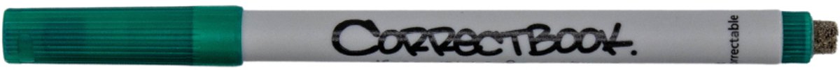Penna Correctbook - fineliner verde - 0,6 mm - per quaderno cancellabile