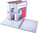 Raccoglitore ad anelli personalizzabile in Pergamy, ft A4, 4 anelli a D da 25 mm, bianco