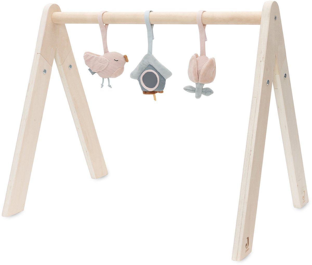 Jollein babygym speeltjes - baby speelgoed hangers - polyester - lovely birds