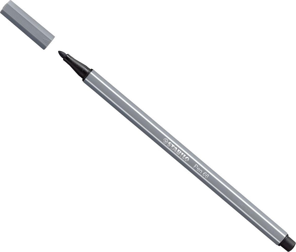 Stabilo Pen 68 FI SENTIS -TIP Pen Dark Grey (68 96)