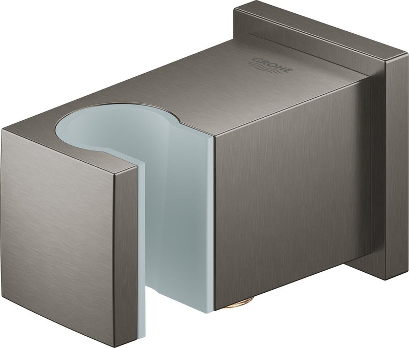 Grohe euphoria cube codo de conexión a pared de ducha con soporte de pared - grafito duro - 26370al0