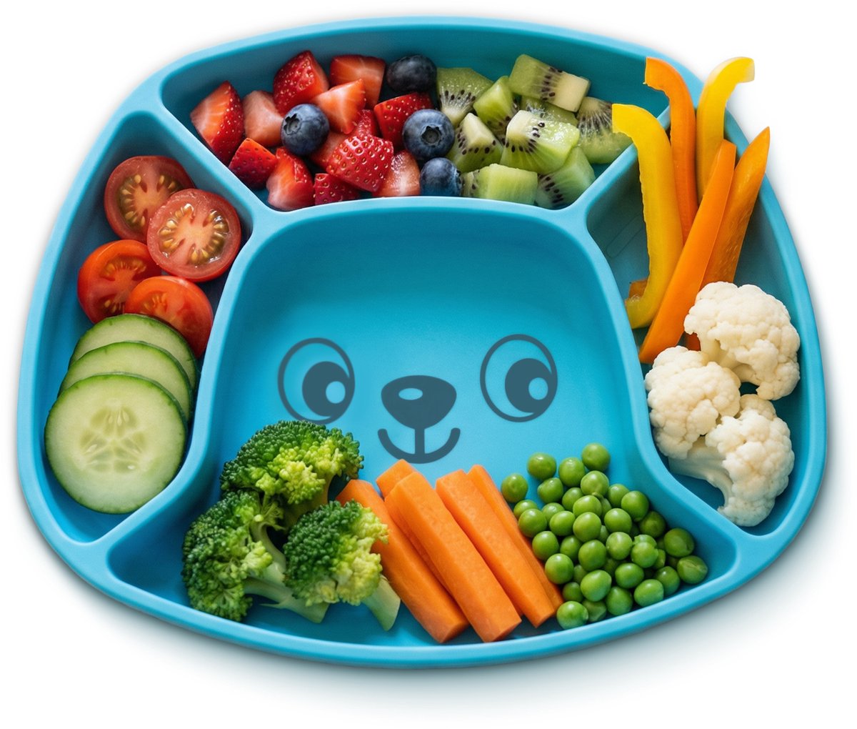 Piastra aspirante in silicone Playgro Stick Snack - blu