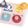 Bigjigs Noppen Puzzle Forest Animals FSC 100%