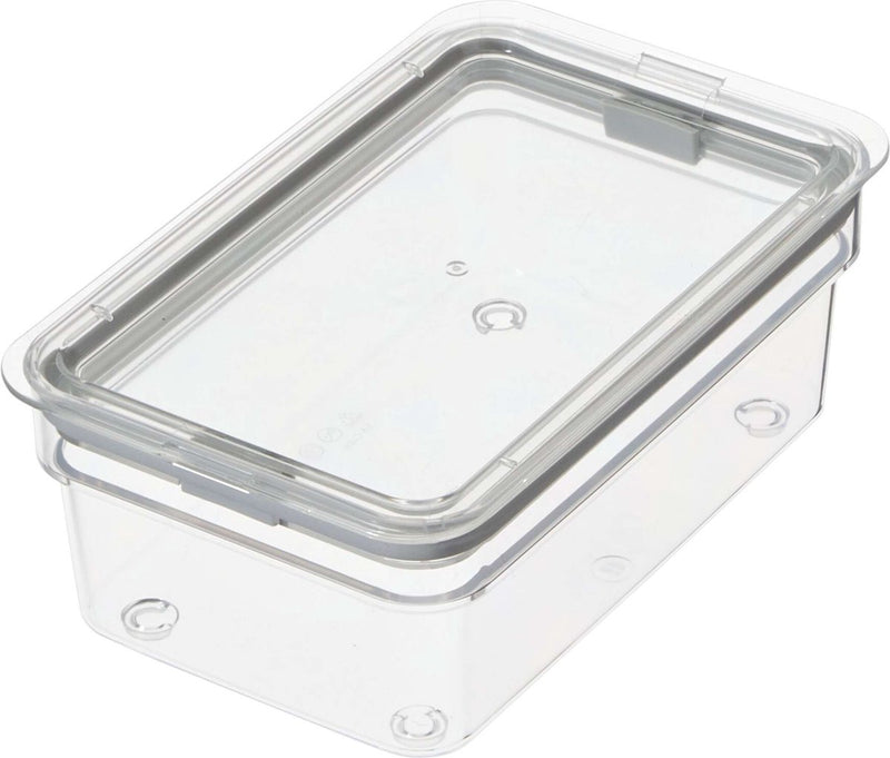Idesign - id contenitore per alimenti freschi freschi basso medio - plastica - trasparente