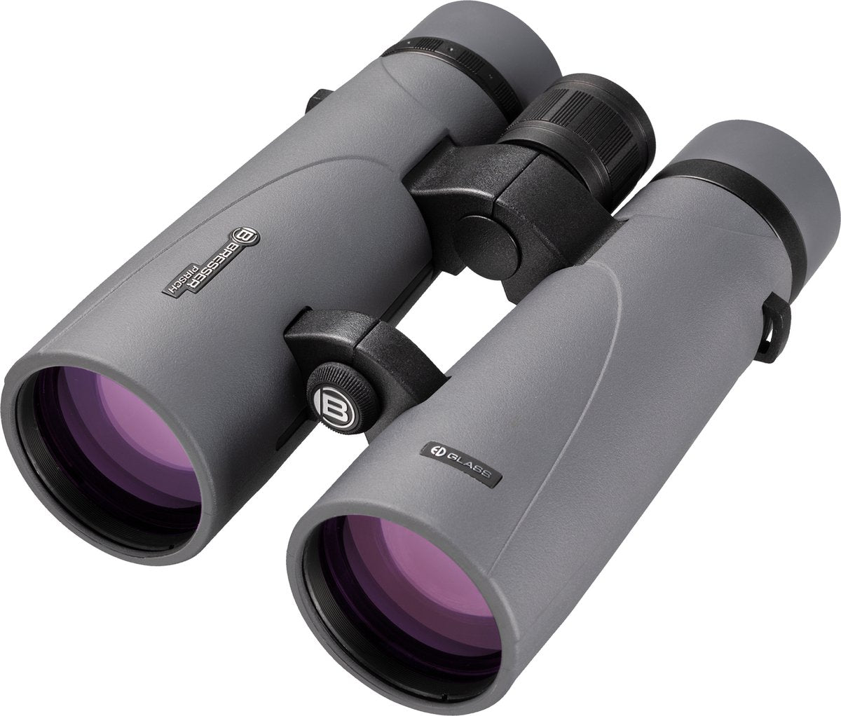 Binocolo Bresser - pirsch ed 10x50 - custodia in gomma - impermeabile - con rivestimento di fase per un contrasto elevato