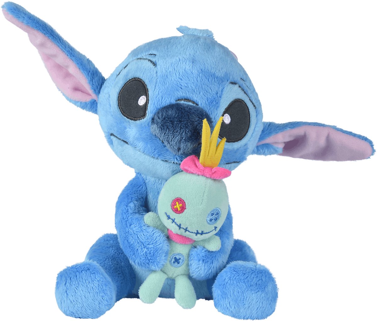 Peluche punto lilo con bebe Disney 23 cm