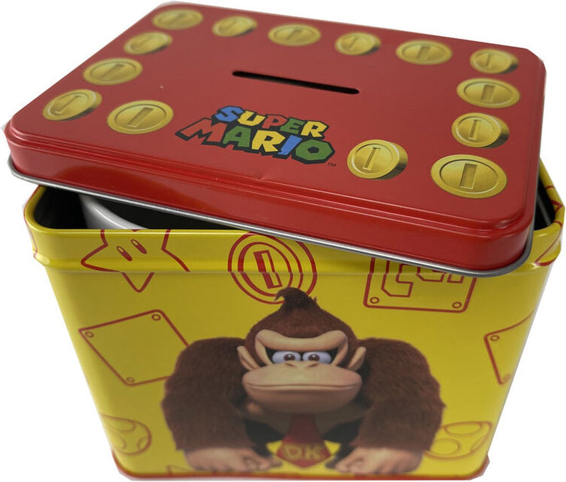 Nintendo: super mario bros - tazza Donkey Kong + set salvadanaio