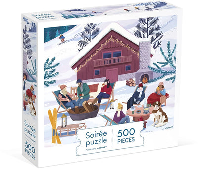 Janod - rompecabezas para niños - invierno en las montañas - 500 piezas