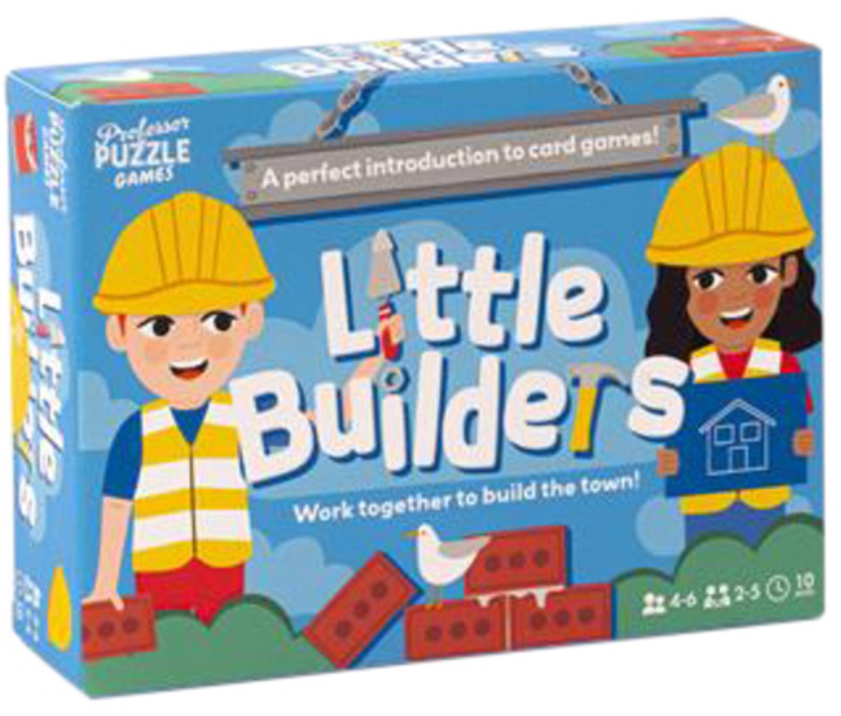 Asmodee Little Builders Gioco da tavolo per bambini 4-6 anni - Gioco di memoria cooperativo di costruzione per 2-5 giocatori