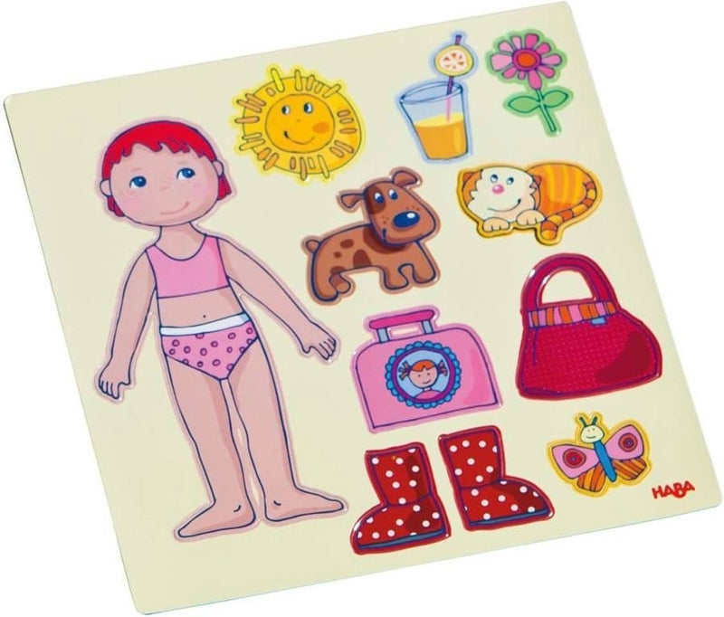 Haba gioco magnetico per bambini, bambola da vestire Lilli