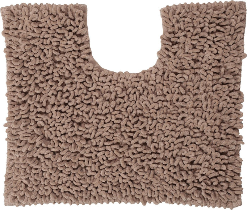 Tappetino da toilette a torsione in pelle di guarnizione 45x50 cm sabbia in microfibra