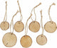 Disco de madera con cordón colgante, 7º.