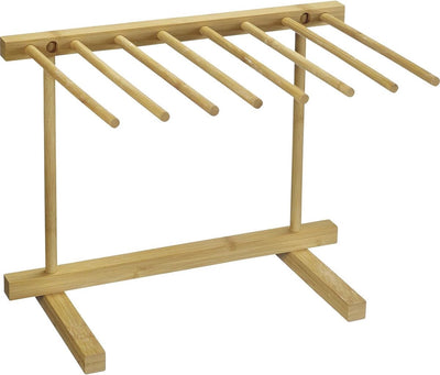 Westmark pasta dryer leonardo - foldable pasta dryer for drying homemade pasta, durable material with a special coating - bamboo