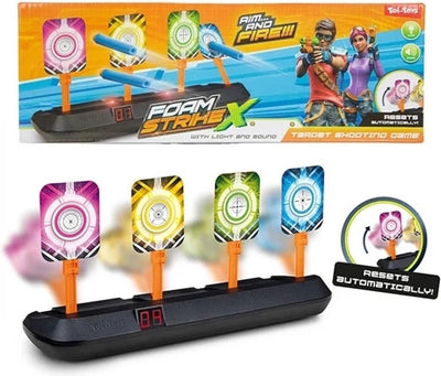 Toi-toys foam strike x target shooting game - scoor punten - met geluidseffecten - werk voor alle foam geweren