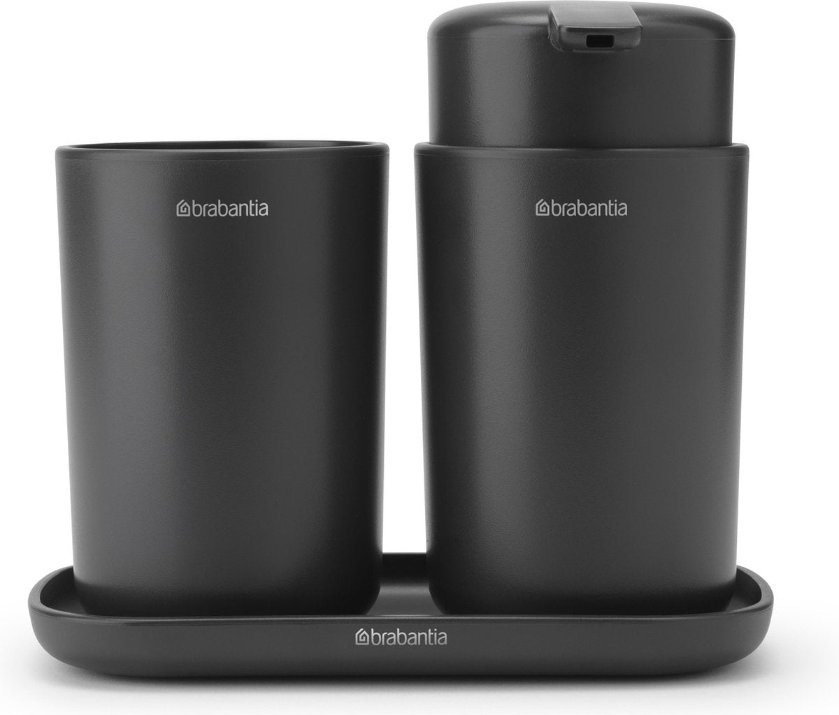 Brabantia renew badkameraccessoires set - 3-delig - dark grey