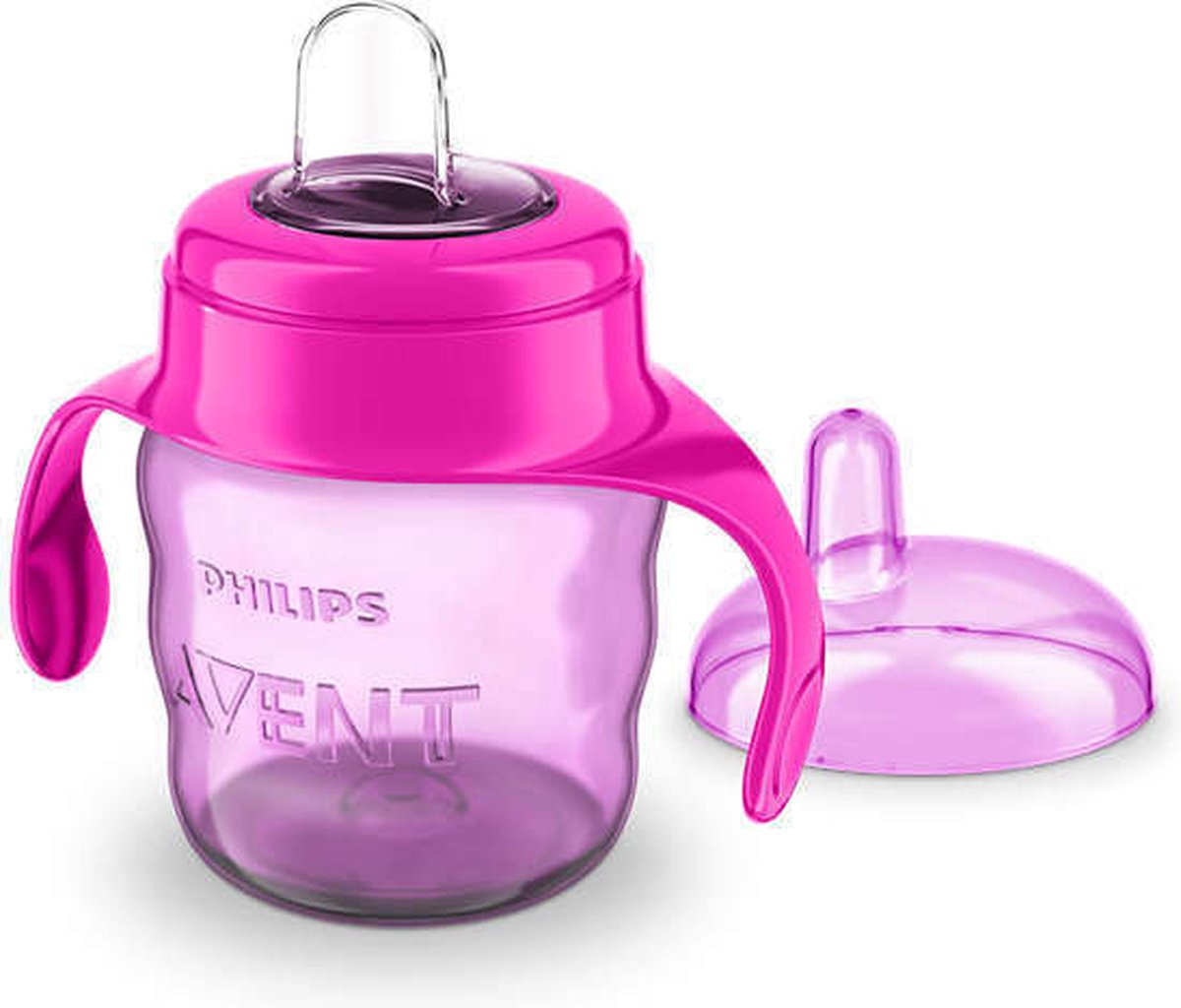 Philips avent avent una tazza con boccaglio 6m + 200 ml - rosa rosa