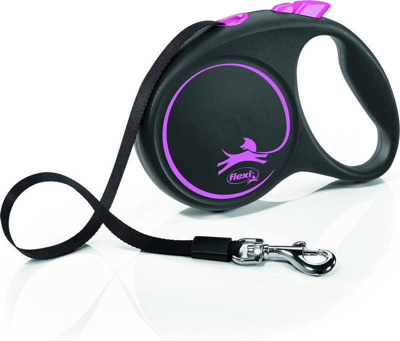 Flexi Rollijn Black Design Tape Pink
