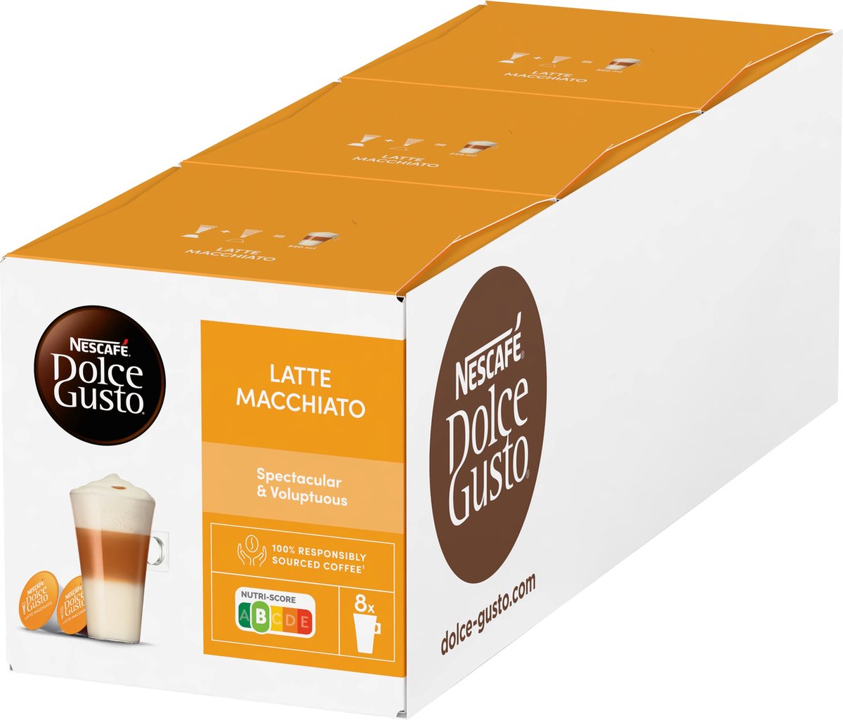 Nescafé dolce gusto capsule latte macchiato - 48 tazzine per 24 tazze di caffè