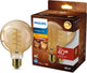 Philips LED globo espiral dorado - 60 W - E27 - luz blanca extra cálida regulable
