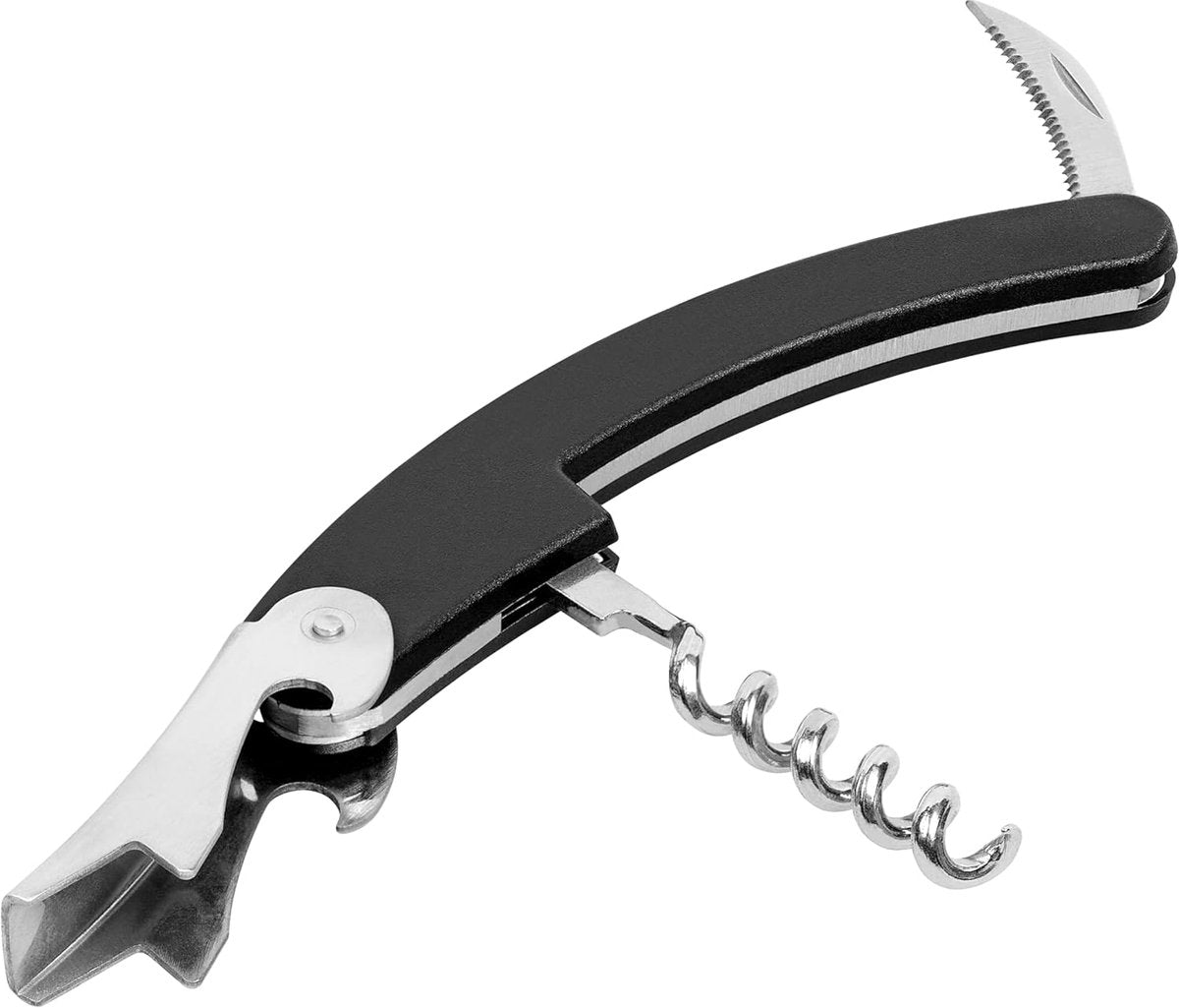 Tala - sacacorchos 3 en 1 - abridor de botellas de acero inoxidable - cuchillo de camarero - abridor de vino - abridor de botellas