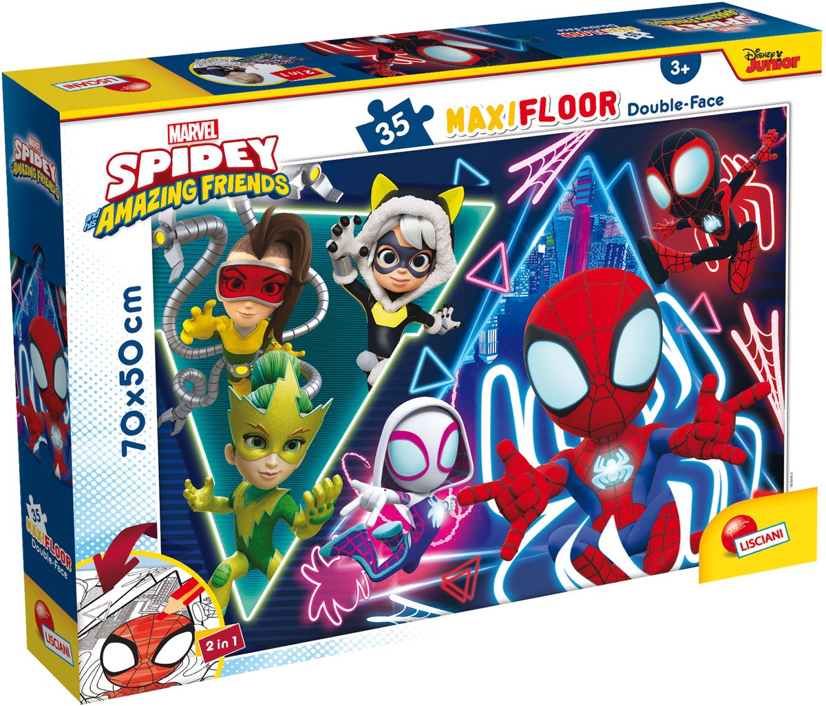 Lisciani marvel puzzle df maxi floor 35 spidey