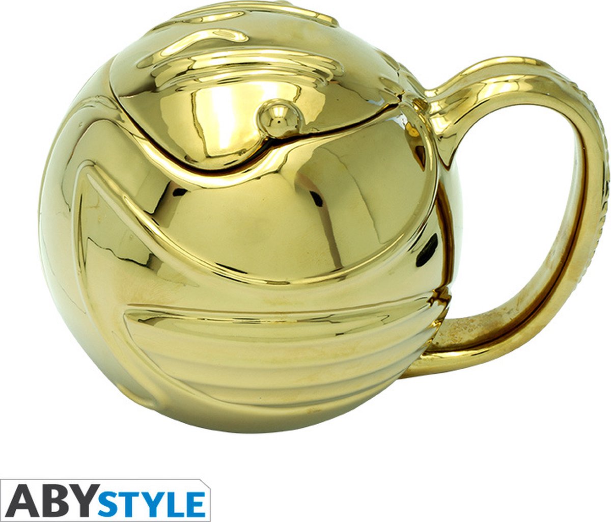 Tazza 3D Abystyle Harry Potter Boccino d'Oro - 450 ml - plastica
