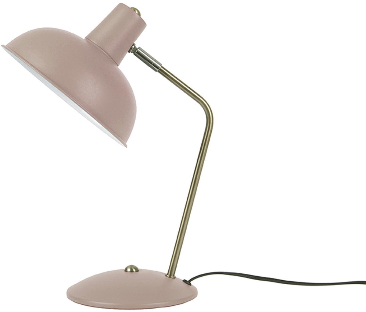 Leitmotiv tafellamp hood - ijzer mat roze - 37,5x19,5cm - scandinavisch