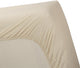 Beddinghouse - cotone percalle - lenzuolo con angoli - 140x220 cm - naturale