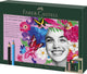 Set da disegno Faber-castell - polychromos e pitt graphite matt - 40 pezzi - fc-210053