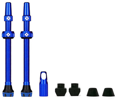 Válvula muc-off muc off tubeless v2 sv (44mm) color: aluminio azul