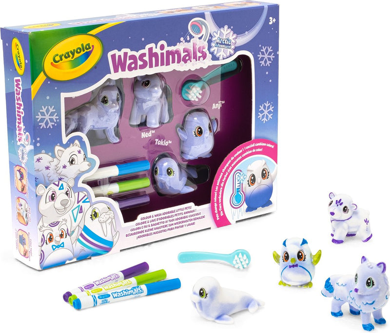 Crayola - washimals - pacchetto hobby - avventura artica per bambini